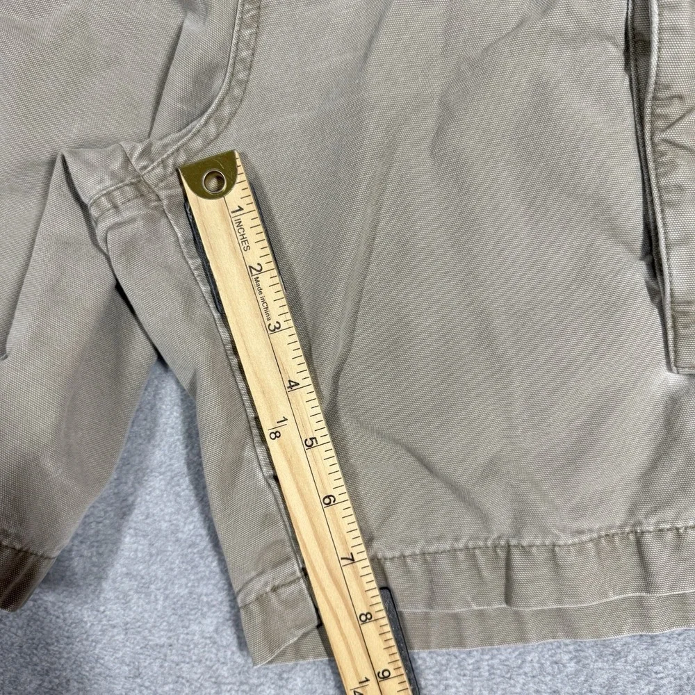 Columbia Safari Shorts Mens XL Beige Canvas Hiking Outdoor Cargo 8